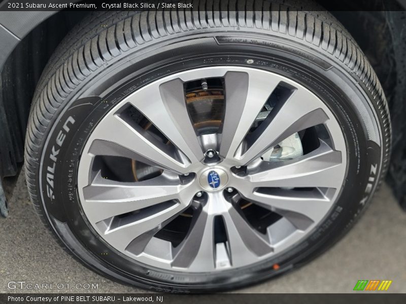 Crystal Black Silica / Slate Black 2021 Subaru Ascent Premium