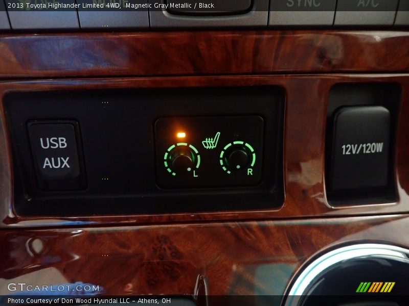 Magnetic Gray Metallic / Black 2013 Toyota Highlander Limited 4WD