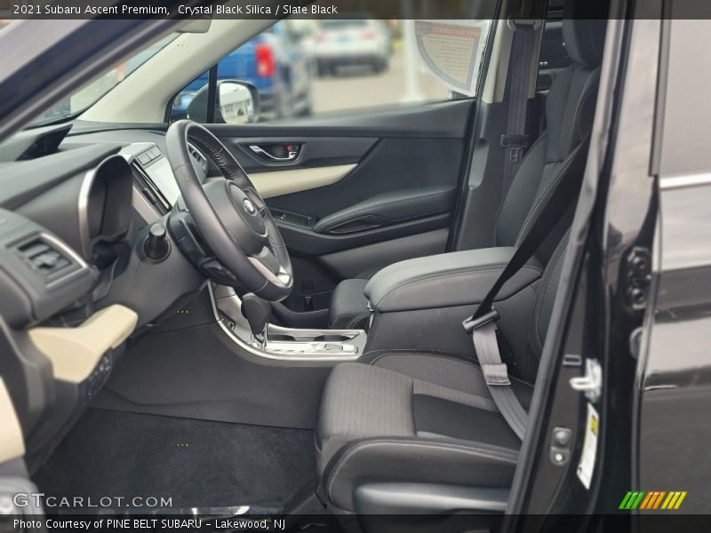 Crystal Black Silica / Slate Black 2021 Subaru Ascent Premium