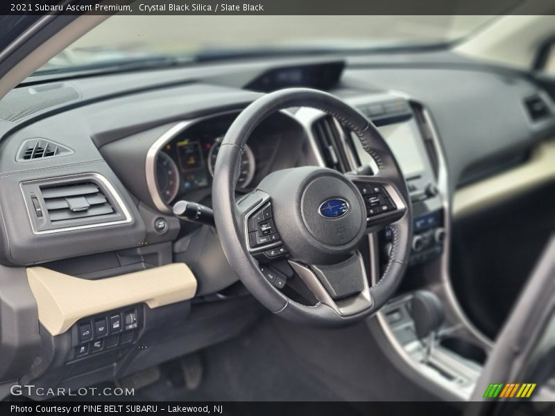 Crystal Black Silica / Slate Black 2021 Subaru Ascent Premium