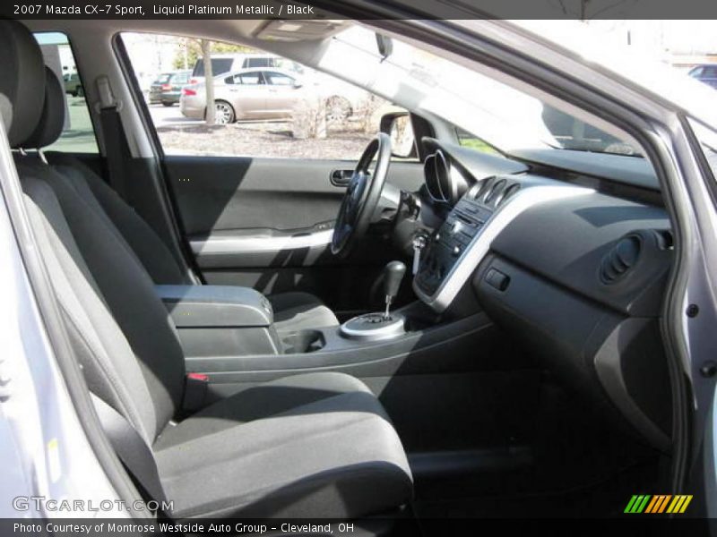 Liquid Platinum Metallic / Black 2007 Mazda CX-7 Sport