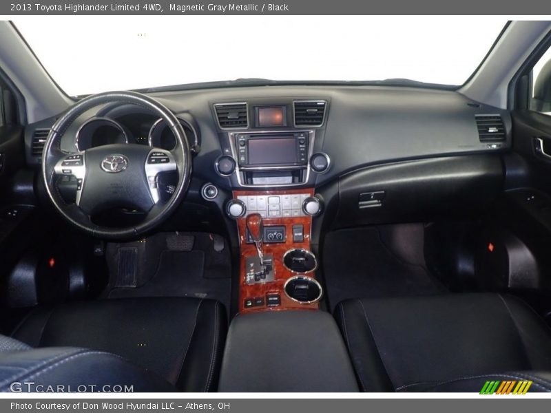 Magnetic Gray Metallic / Black 2013 Toyota Highlander Limited 4WD