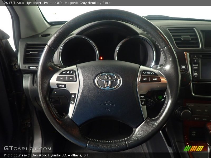 Magnetic Gray Metallic / Black 2013 Toyota Highlander Limited 4WD