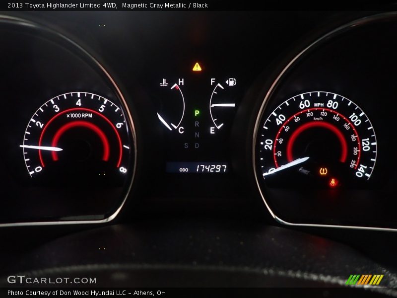 Magnetic Gray Metallic / Black 2013 Toyota Highlander Limited 4WD