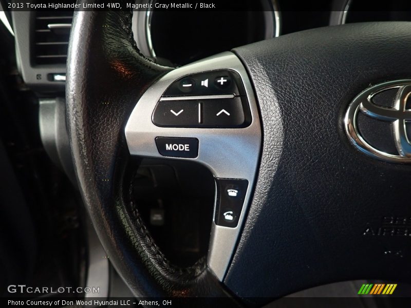 Magnetic Gray Metallic / Black 2013 Toyota Highlander Limited 4WD