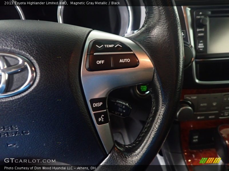 Magnetic Gray Metallic / Black 2013 Toyota Highlander Limited 4WD