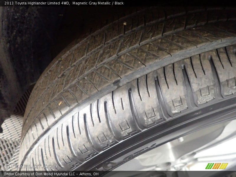 Magnetic Gray Metallic / Black 2013 Toyota Highlander Limited 4WD