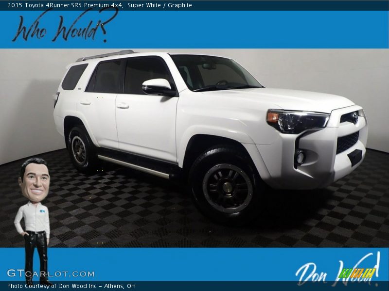 Super White / Graphite 2015 Toyota 4Runner SR5 Premium 4x4