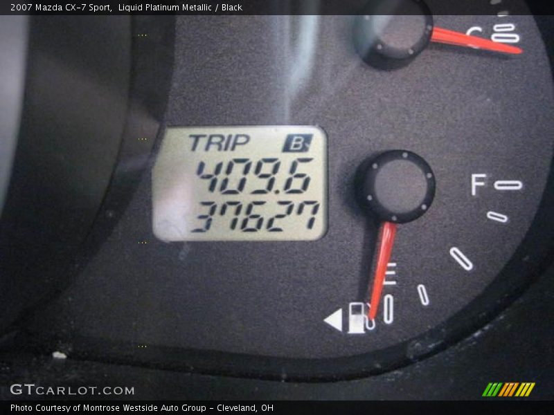 Liquid Platinum Metallic / Black 2007 Mazda CX-7 Sport
