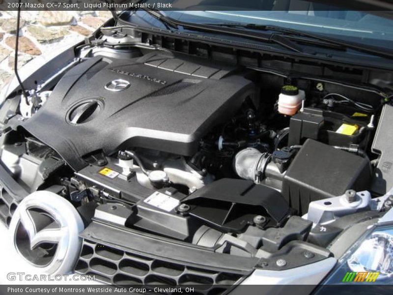 Liquid Platinum Metallic / Black 2007 Mazda CX-7 Sport