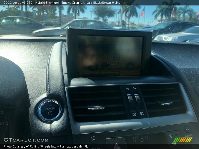 Smoky Granite Mica / Black/Brown Walnut 2011 Lexus HS 250h Hybrid Premium