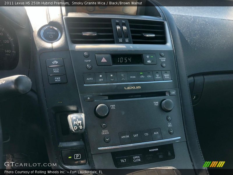 Smoky Granite Mica / Black/Brown Walnut 2011 Lexus HS 250h Hybrid Premium