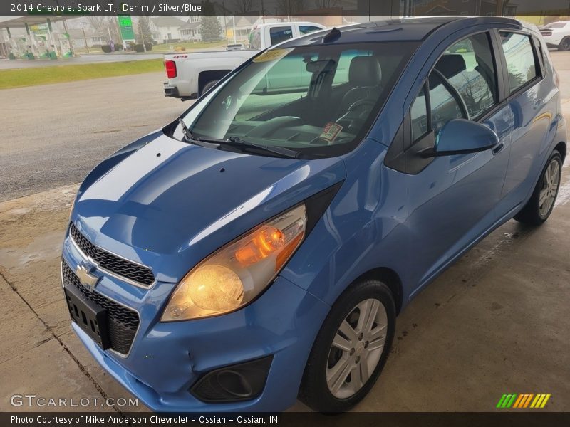 Denim / Silver/Blue 2014 Chevrolet Spark LT