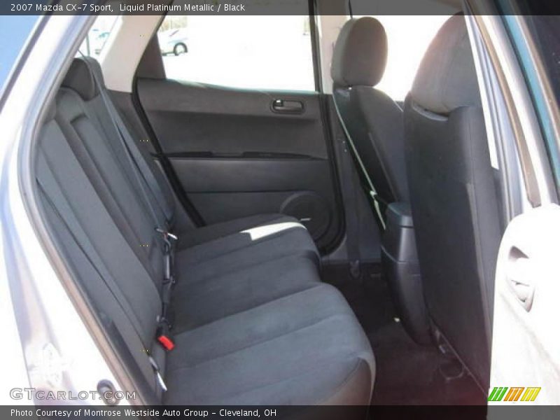 Liquid Platinum Metallic / Black 2007 Mazda CX-7 Sport