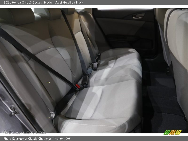 Modern Steel Metallic / Black 2021 Honda Civic LX Sedan