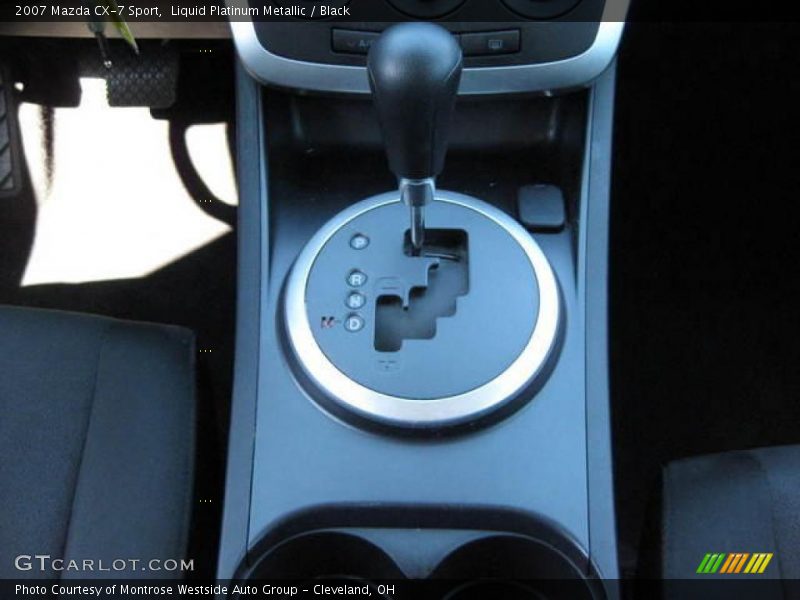 Liquid Platinum Metallic / Black 2007 Mazda CX-7 Sport