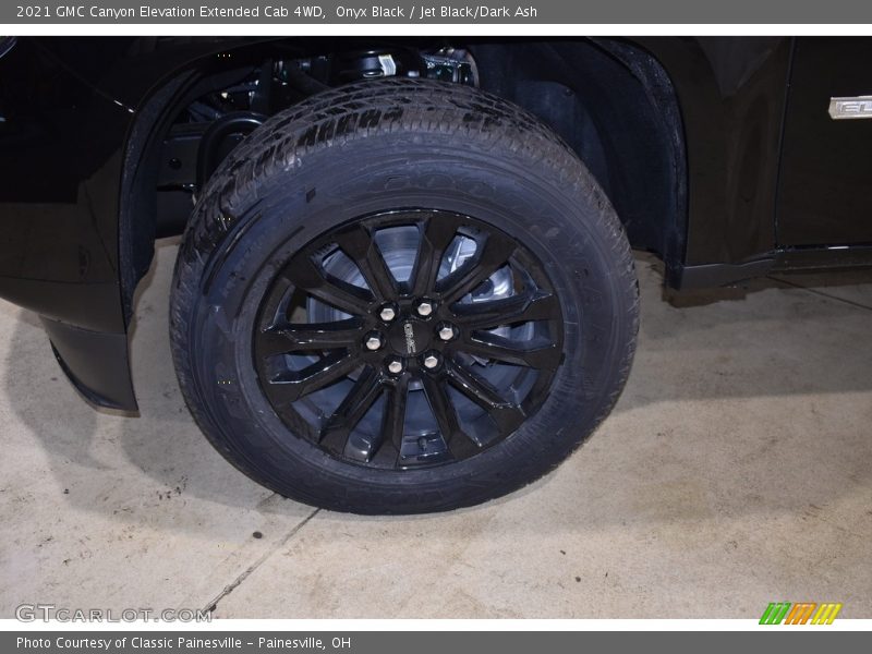 Onyx Black / Jet Black/Dark Ash 2021 GMC Canyon Elevation Extended Cab 4WD