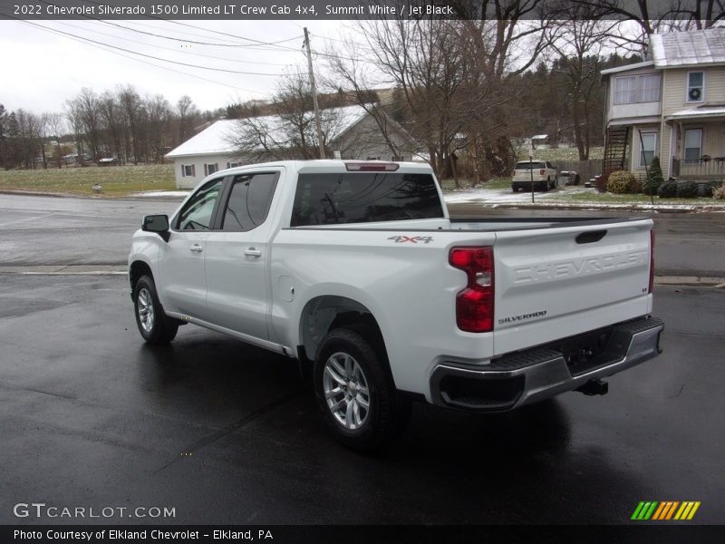 Summit White / Jet Black 2022 Chevrolet Silverado 1500 Limited LT Crew Cab 4x4
