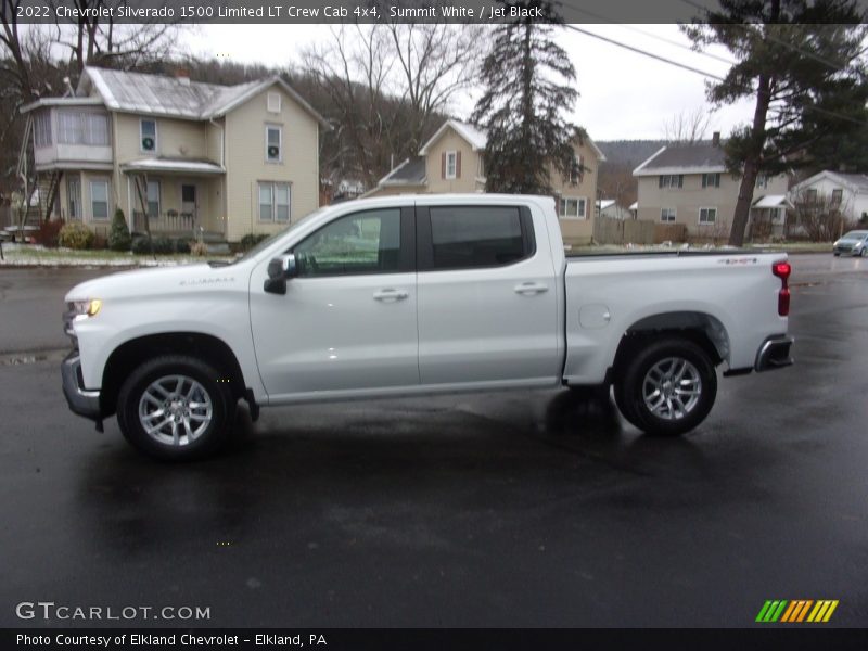 Summit White / Jet Black 2022 Chevrolet Silverado 1500 Limited LT Crew Cab 4x4