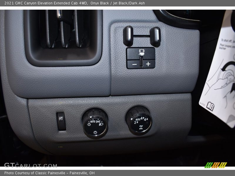 Onyx Black / Jet Black/Dark Ash 2021 GMC Canyon Elevation Extended Cab 4WD