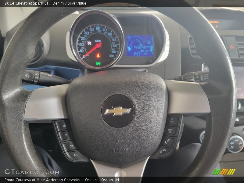 Denim / Silver/Blue 2014 Chevrolet Spark LT