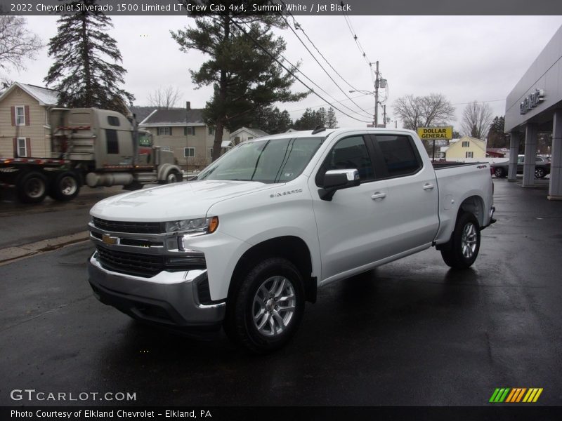 Summit White / Jet Black 2022 Chevrolet Silverado 1500 Limited LT Crew Cab 4x4