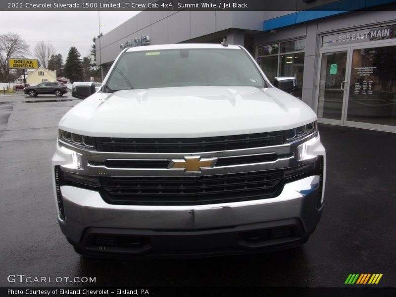 Summit White / Jet Black 2022 Chevrolet Silverado 1500 Limited LT Crew Cab 4x4