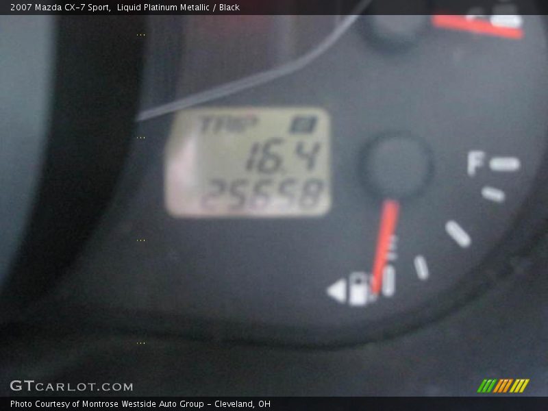 Liquid Platinum Metallic / Black 2007 Mazda CX-7 Sport