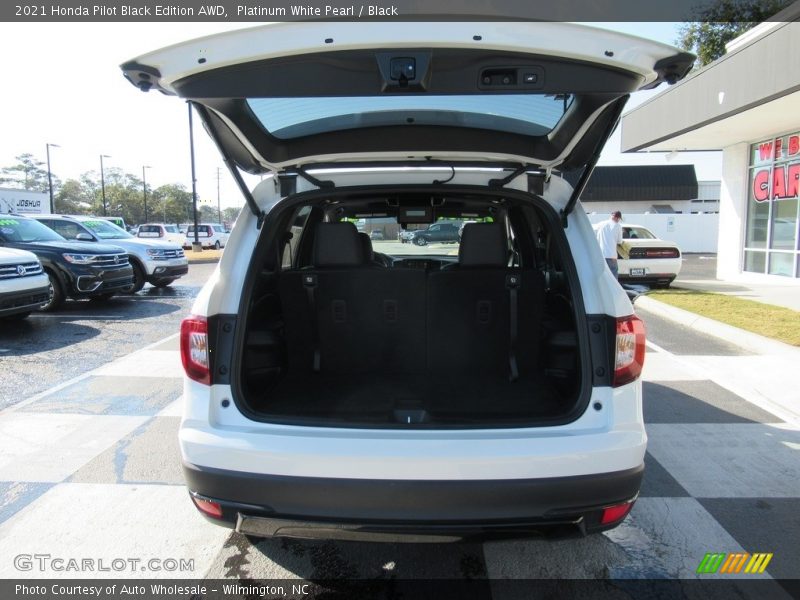 Platinum White Pearl / Black 2021 Honda Pilot Black Edition AWD