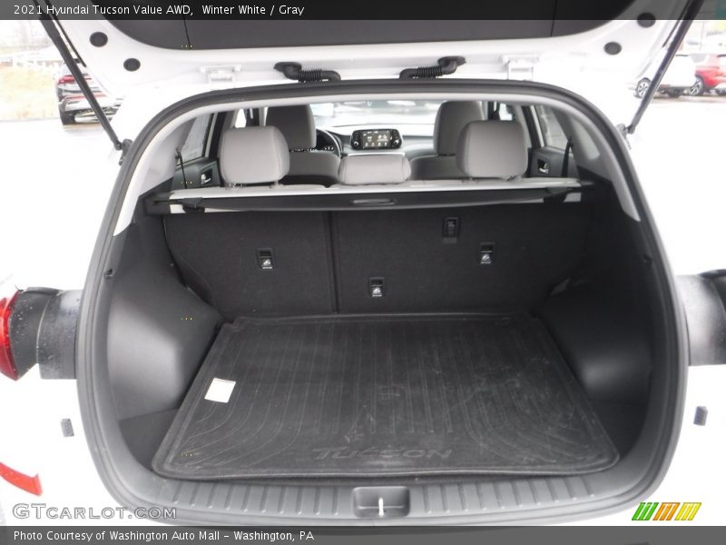 Winter White / Gray 2021 Hyundai Tucson Value AWD