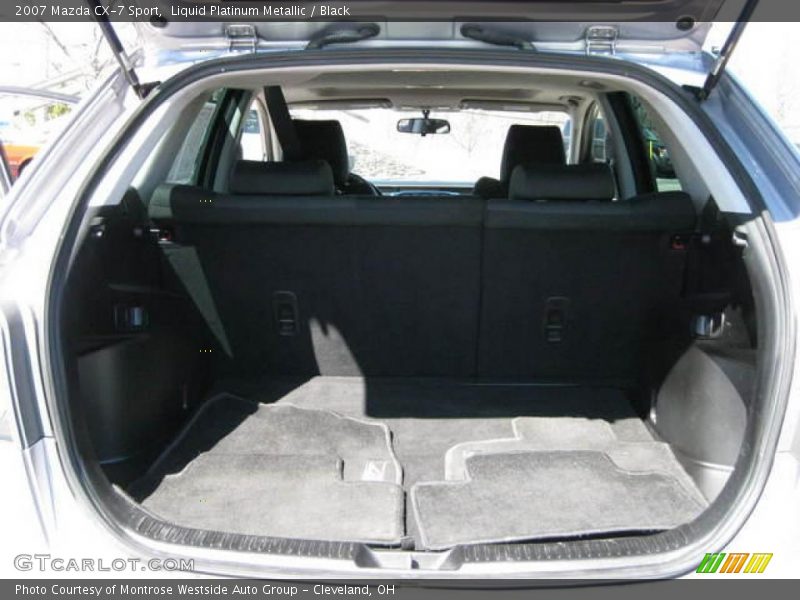 Liquid Platinum Metallic / Black 2007 Mazda CX-7 Sport