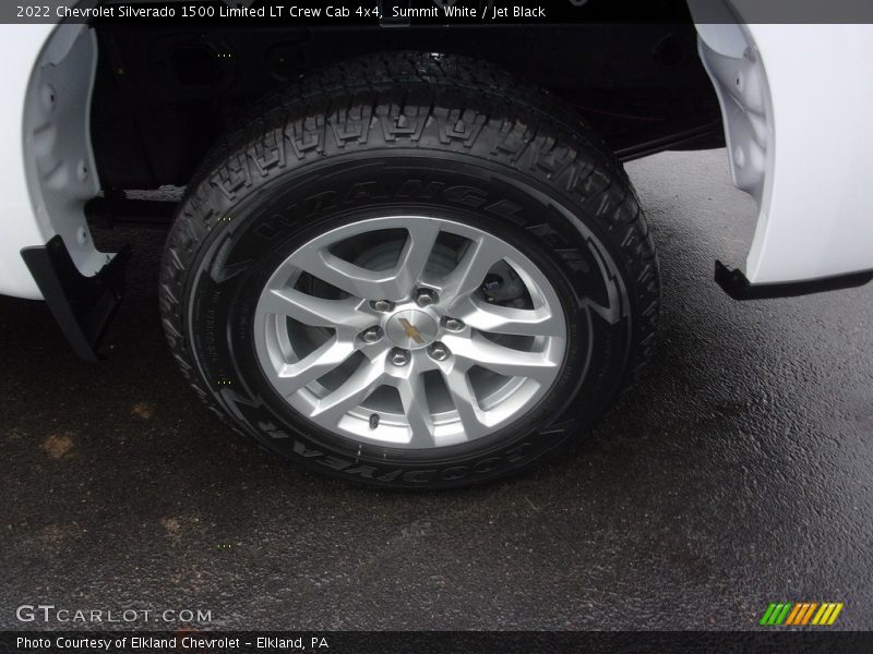 Summit White / Jet Black 2022 Chevrolet Silverado 1500 Limited LT Crew Cab 4x4