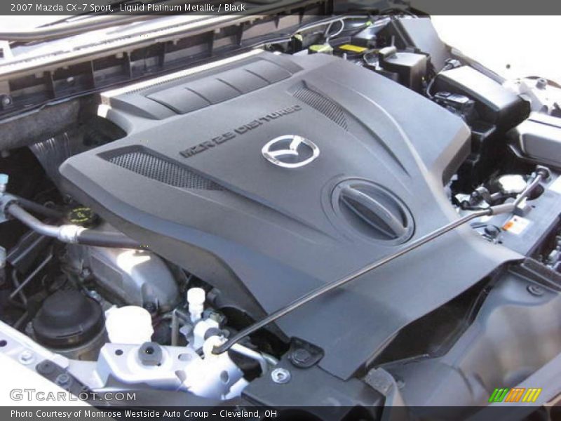 Liquid Platinum Metallic / Black 2007 Mazda CX-7 Sport