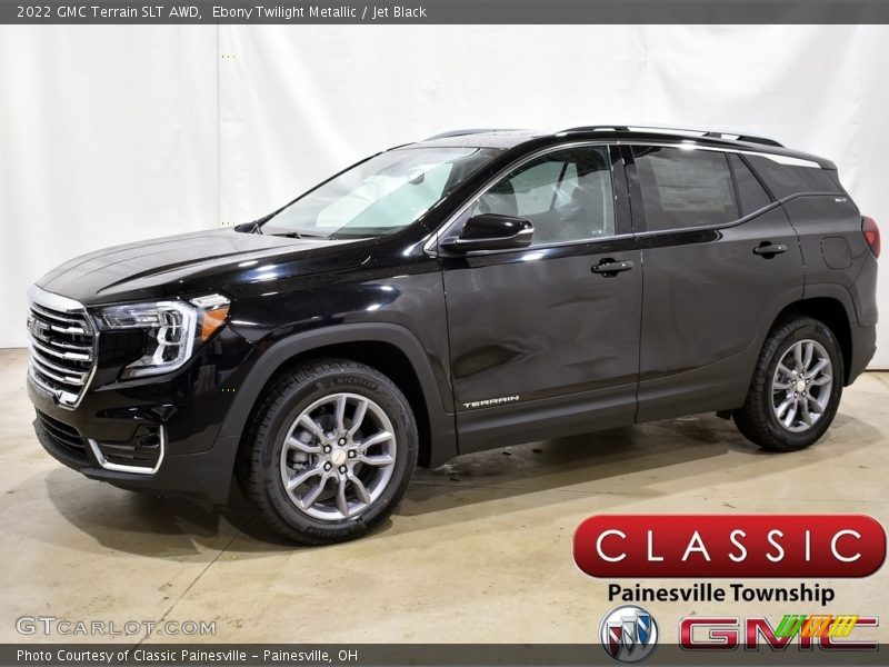 Ebony Twilight Metallic / Jet Black 2022 GMC Terrain SLT AWD