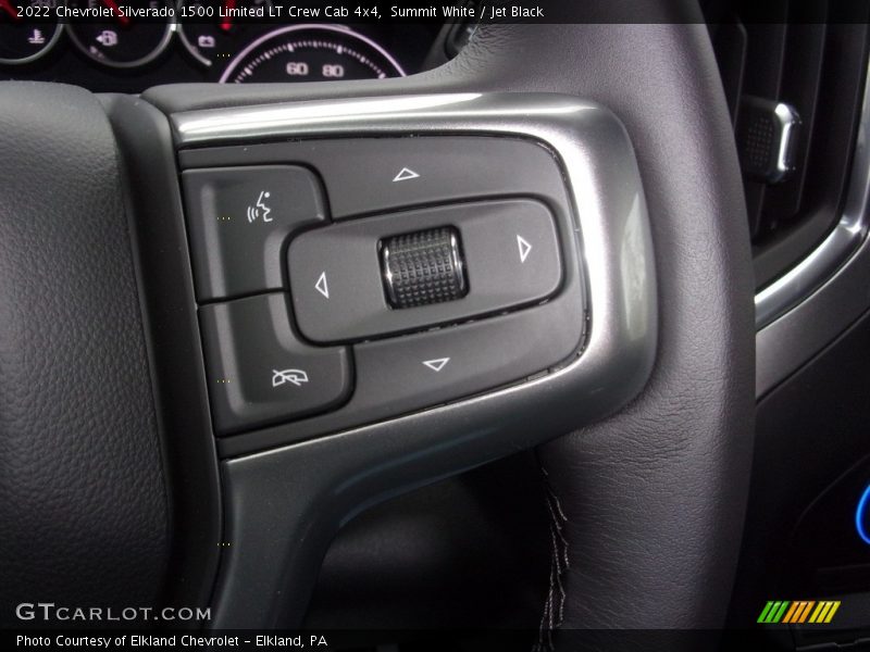 Summit White / Jet Black 2022 Chevrolet Silverado 1500 Limited LT Crew Cab 4x4