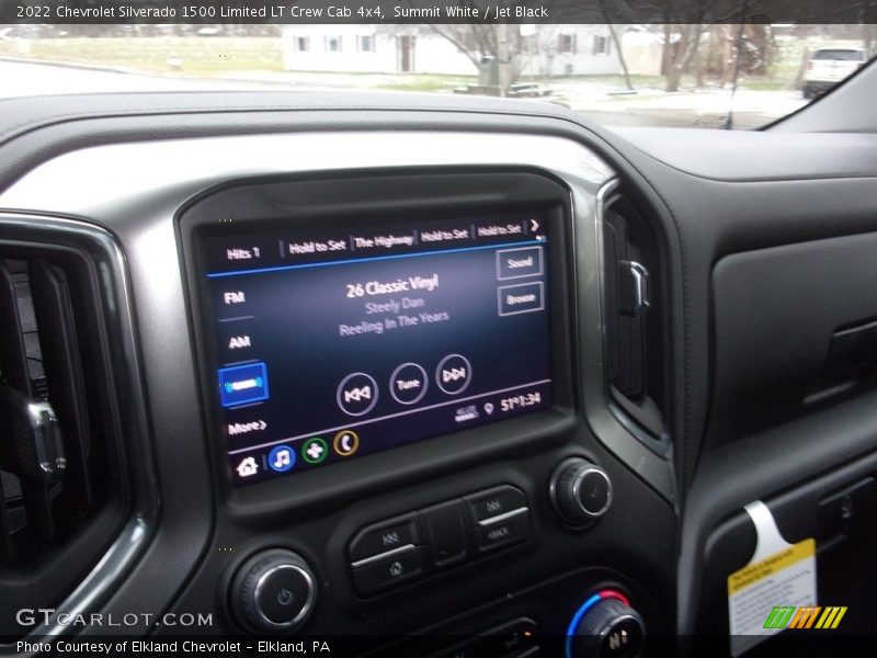 Summit White / Jet Black 2022 Chevrolet Silverado 1500 Limited LT Crew Cab 4x4
