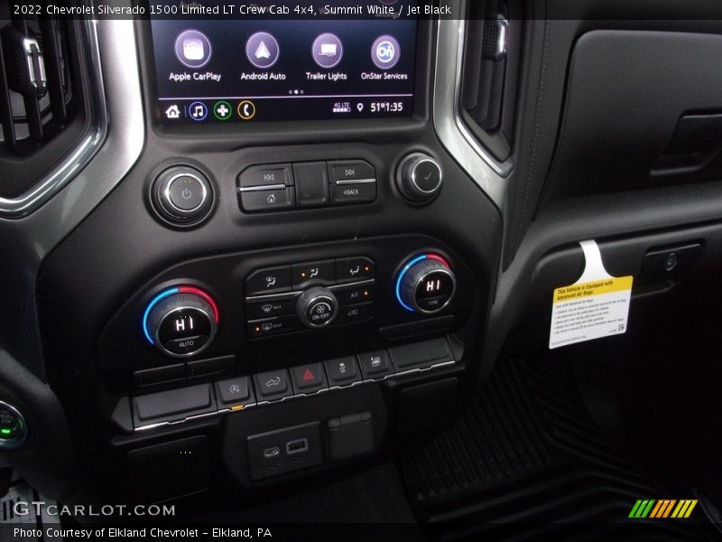 Summit White / Jet Black 2022 Chevrolet Silverado 1500 Limited LT Crew Cab 4x4