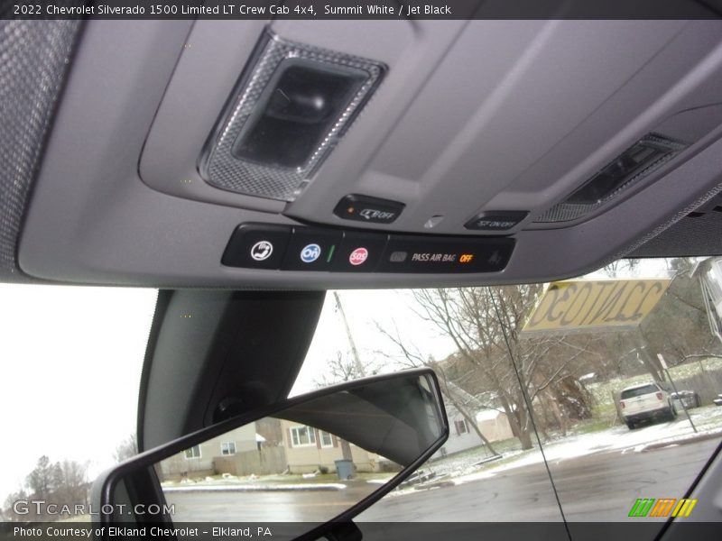 Summit White / Jet Black 2022 Chevrolet Silverado 1500 Limited LT Crew Cab 4x4