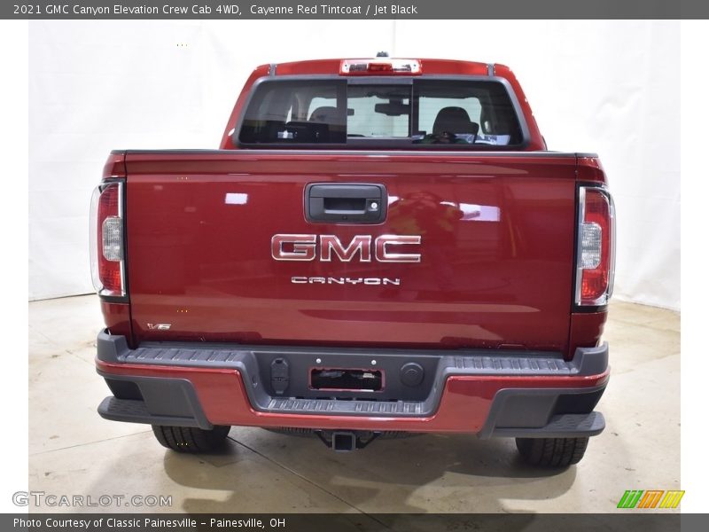 Cayenne Red Tintcoat / Jet Black 2021 GMC Canyon Elevation Crew Cab 4WD