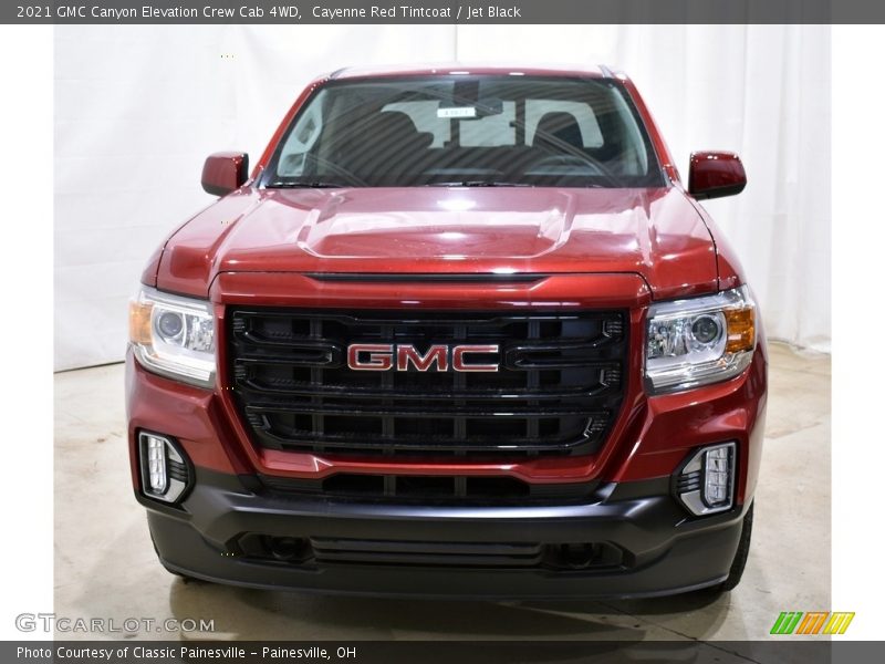 Cayenne Red Tintcoat / Jet Black 2021 GMC Canyon Elevation Crew Cab 4WD