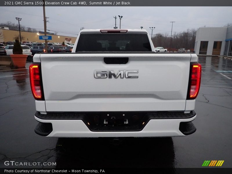 Summit White / Jet Black 2021 GMC Sierra 1500 Elevation Crew Cab 4WD