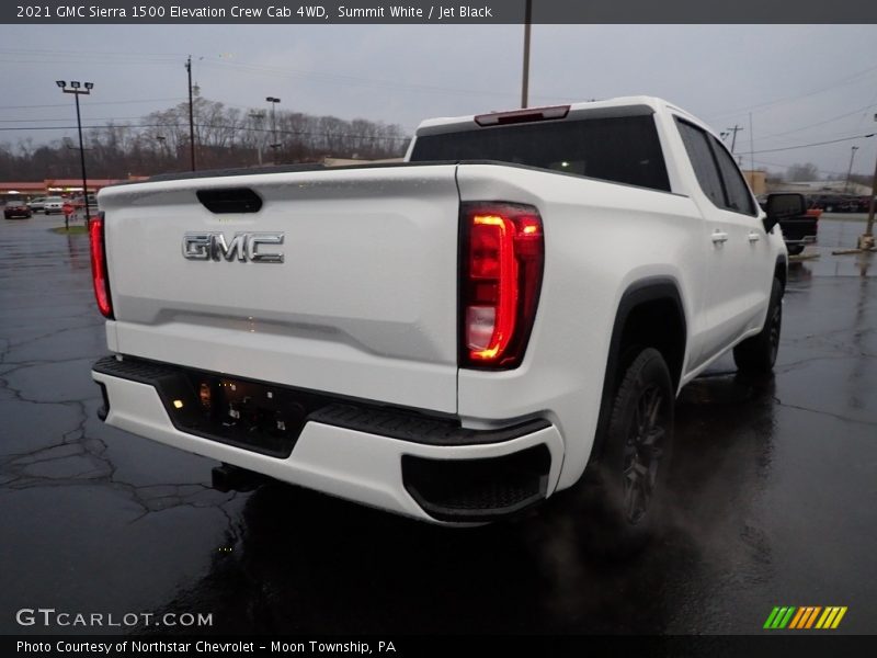 Summit White / Jet Black 2021 GMC Sierra 1500 Elevation Crew Cab 4WD