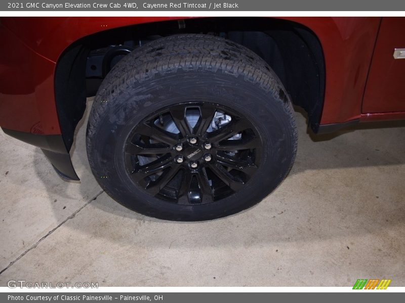 Cayenne Red Tintcoat / Jet Black 2021 GMC Canyon Elevation Crew Cab 4WD