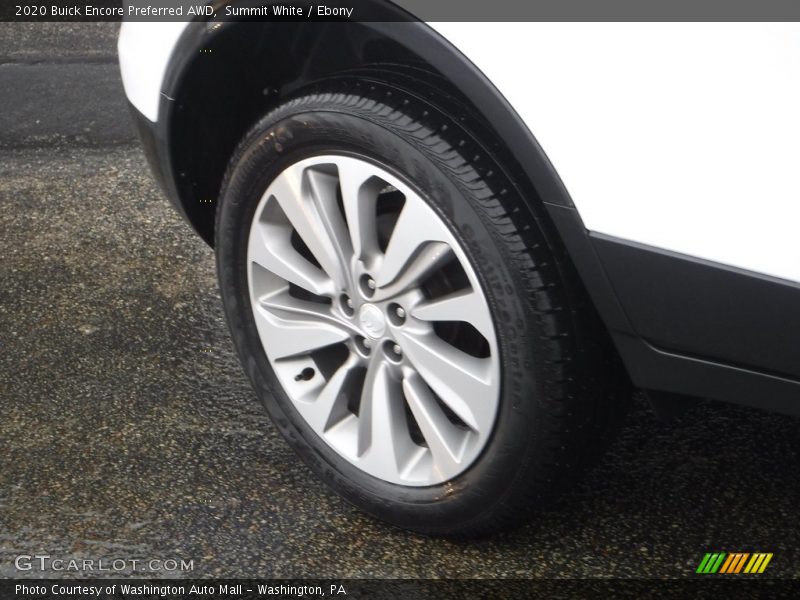 Summit White / Ebony 2020 Buick Encore Preferred AWD