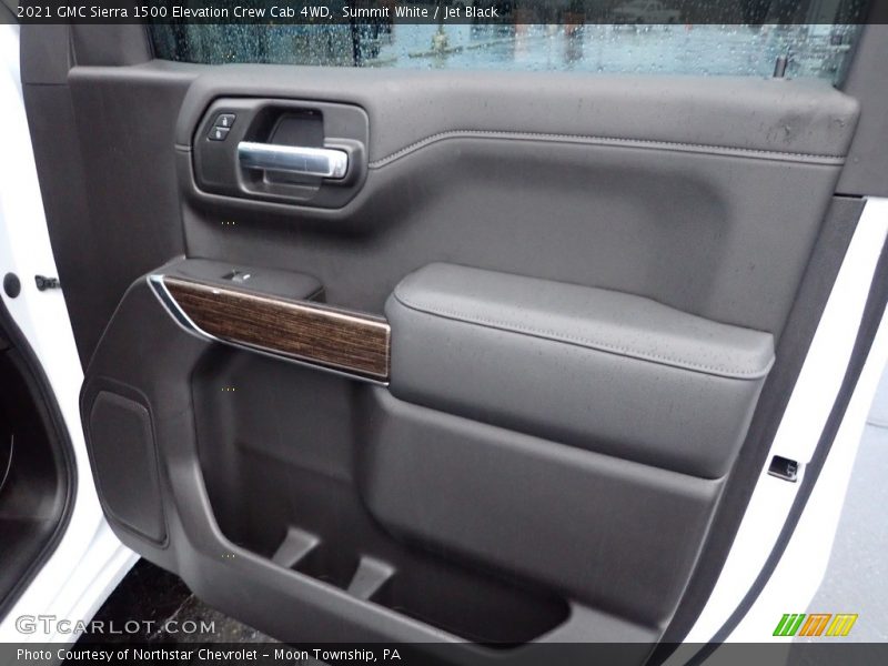 Summit White / Jet Black 2021 GMC Sierra 1500 Elevation Crew Cab 4WD