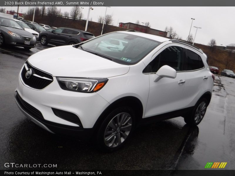 Summit White / Ebony 2020 Buick Encore Preferred AWD