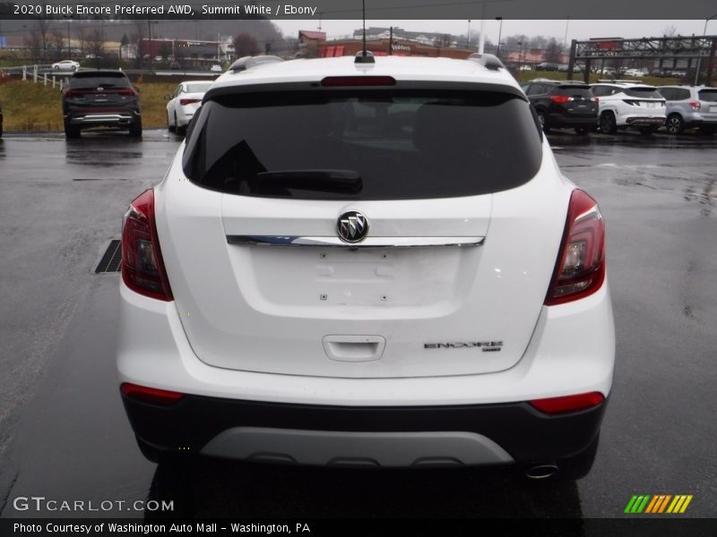 Summit White / Ebony 2020 Buick Encore Preferred AWD