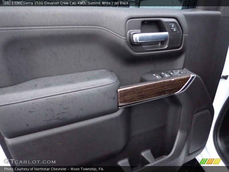Summit White / Jet Black 2021 GMC Sierra 1500 Elevation Crew Cab 4WD