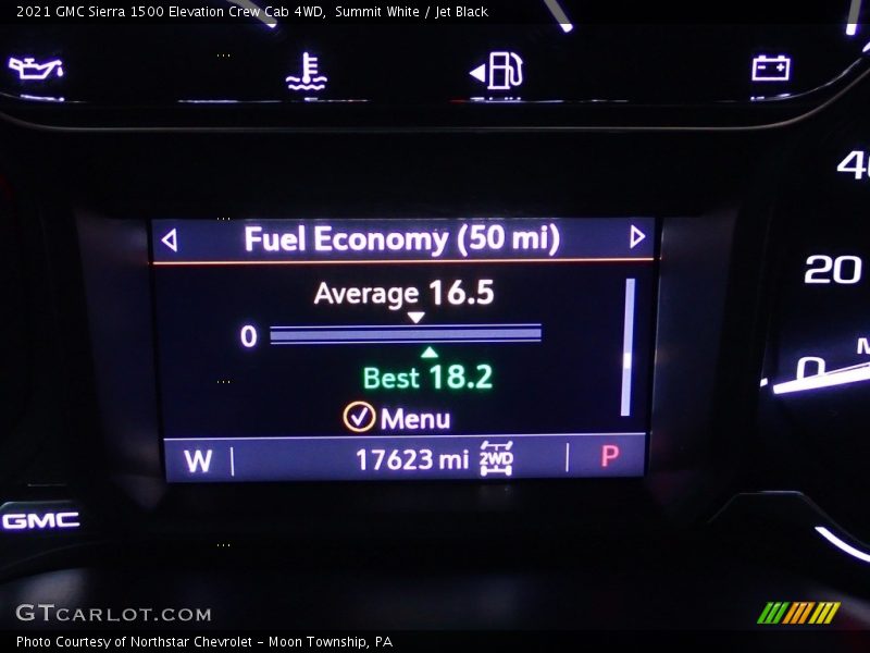 Summit White / Jet Black 2021 GMC Sierra 1500 Elevation Crew Cab 4WD