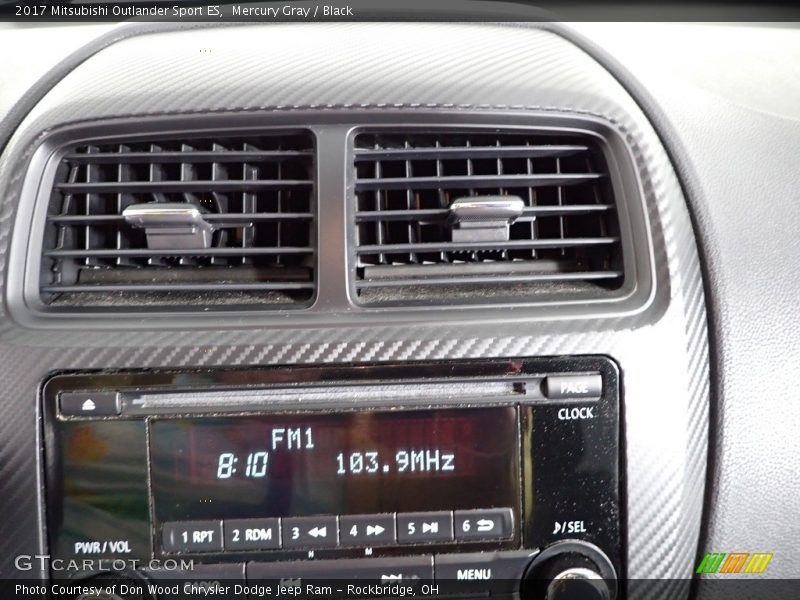 Controls of 2017 Outlander Sport ES